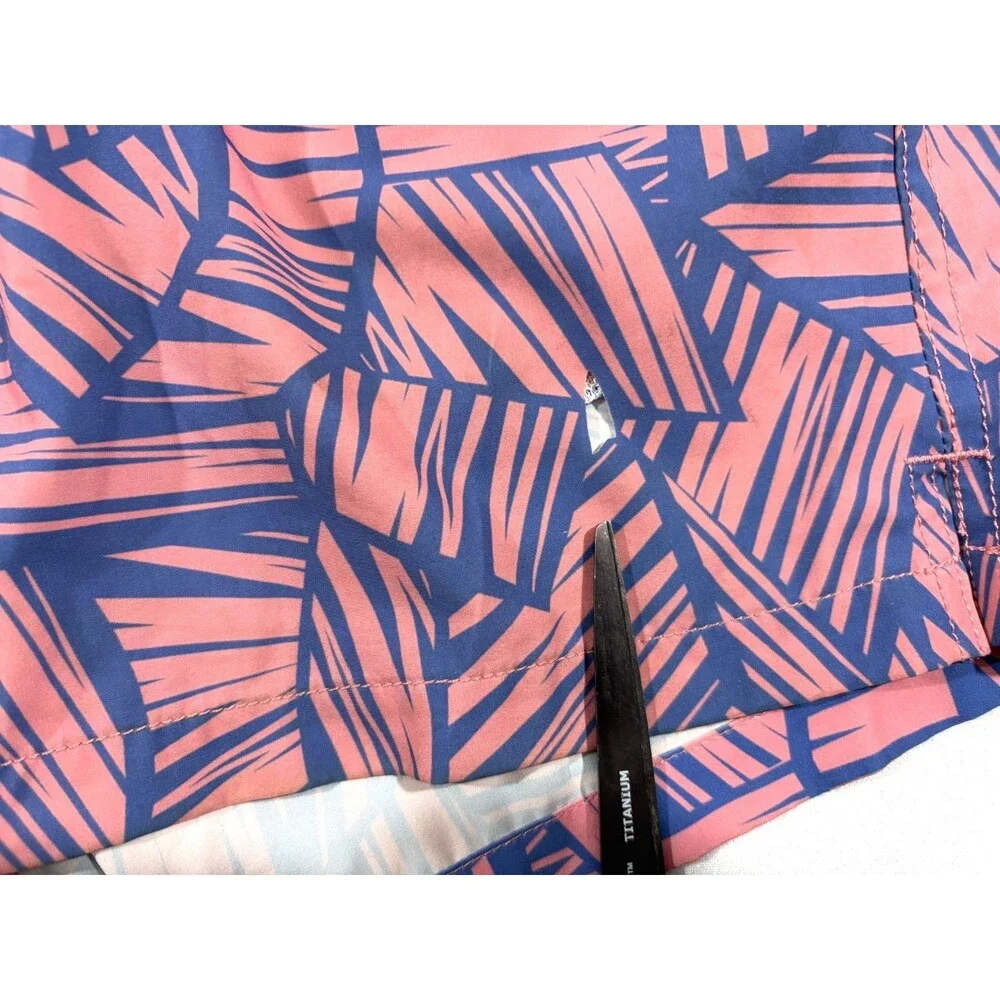 Bearbottom Stretch Swim Trunks Geo Abstract Print Breezy 5.5